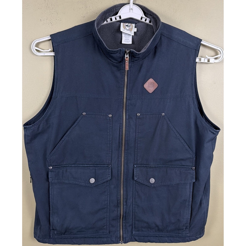 CINCH Contender Concealed Carry Vest Mens XXL Black Canvas Dual CCW Ambidextrous